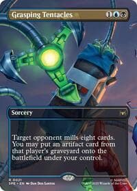 Grasping Tentacles (Borderless) - Marvel's Spider-Man: Eternal-Legal - Magic: The Gathering card