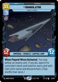 Annihilator - Tagge's Flagship - Jump to Lightspeed - Star Wars: Unlimited card
