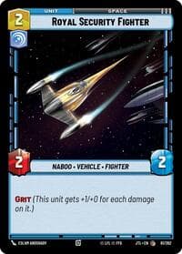 Royal Security Fighter - Jump to Lightspeed - Star Wars: Unlimited card