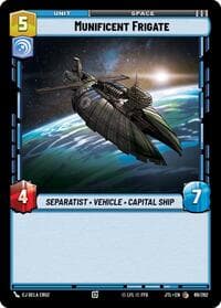 Munificent Frigate - Jump to Lightspeed - Star Wars: Unlimited card