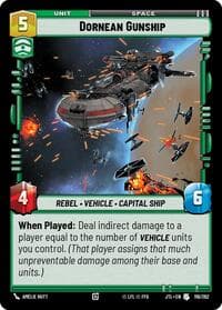 Dornean Gunship - Jump to Lightspeed - Star Wars: Unlimited card