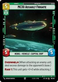 MC30 Assault Frigate - Jump to Lightspeed - Star Wars: Unlimited card