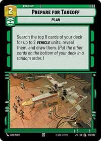 Prepare for Takeoff - Jump to Lightspeed - Star Wars: Unlimited card