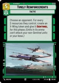 Timely Reinforcements - Jump to Lightspeed - Star Wars: Unlimited card