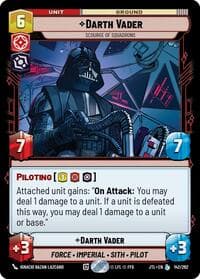 Darth Vader - Scourge of Squadrons - Jump to Lightspeed - Star Wars: Unlimited card