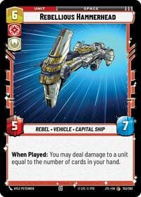 Rebellious Hammerhead - Jump to Lightspeed - Star Wars: Unlimited card