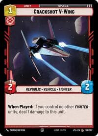Crackshot V-Wing - Jump to Lightspeed - Star Wars: Unlimited card