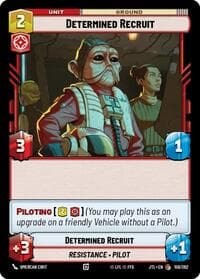 Determined Recruit - Jump to Lightspeed - Star Wars: Unlimited card