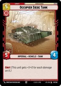 Occupier Siege Tank - Jump to Lightspeed - Star Wars: Unlimited card