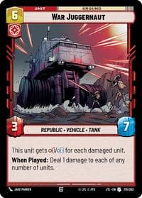 War Juggernaut - Jump to Lightspeed - Star Wars: Unlimited card