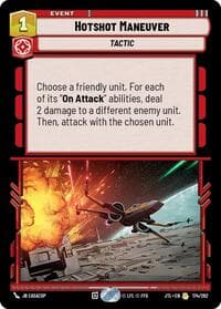 Hotshot Maneuver - Jump to Lightspeed - Star Wars: Unlimited card