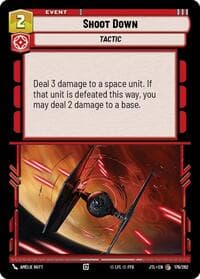 Shoot Down - Jump to Lightspeed - Star Wars: Unlimited card
