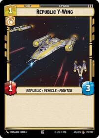 Republic Y-Wing - Jump to Lightspeed - Star Wars: Unlimited card