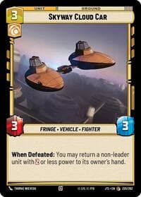 Skyway Cloud Car - Jump to Lightspeed - Star Wars: Unlimited card