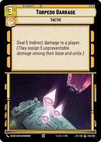 Torpedo Barrage - Jump to Lightspeed - Star Wars: Unlimited card