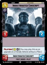 Indoctrinated Conscript - Jump to Lightspeed - Star Wars: Unlimited card