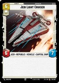 Jedi Light Cruiser - Jump to Lightspeed - Star Wars: Unlimited card