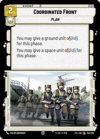Coordinated Front - Jump to Lightspeed - Star Wars: Unlimited card