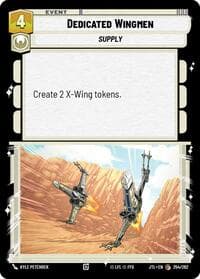 Dedicated Wingmen - Jump to Lightspeed - Star Wars: Unlimited card