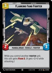 Flanking Fang Fighter - Jump to Lightspeed - Star Wars: Unlimited card