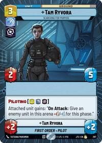 Tam Ryvora - Searching For Purpose (Hyperspace) - Jump to Lightspeed - Star Wars: Unlimited card