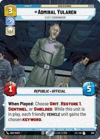 Admiral Yularen - Fleet Coordinator (Hyperspace) - Jump to Lightspeed - Star Wars: Unlimited card