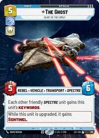 The Ghost - Heart of the Family (Hyperspace) - Jump to Lightspeed - Star Wars: Unlimited card
