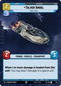 Silver Angel - Trace's Hope (Hyperspace) - Jump to Lightspeed - Star Wars: Unlimited card