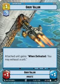 Grim Valor (Hyperspace) - Jump to Lightspeed - Star Wars: Unlimited card
