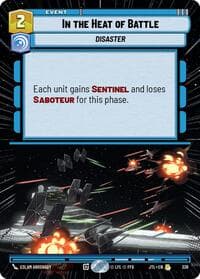 In the Heat of Battle (Hyperspace) - Jump to Lightspeed - Star Wars: Unlimited card