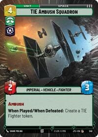 TIE Ambush Squadron (Hyperspace) - Jump to Lightspeed - Star Wars: Unlimited card