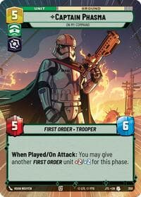 Captain Phasma - On My Command (Hyperspace) - Jump to Lightspeed - Star Wars: Unlimited card