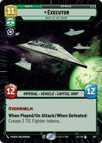 Executor - Might of the Empire (Hyperspace) - Jump to Lightspeed - Star Wars: Unlimited card