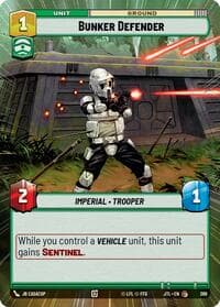 Bunker Defender (Hyperspace) - Jump to Lightspeed - Star Wars: Unlimited card