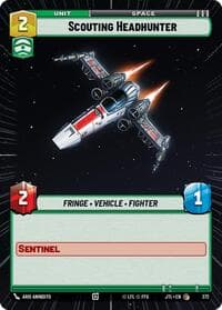 Scouting Headhunter (Hyperspace) - Jump to Lightspeed - Star Wars: Unlimited card