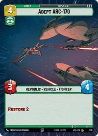 Adept ARC-170 (Hyperspace) - Jump to Lightspeed - Star Wars: Unlimited card