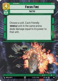 Focus Fire (Hyperspace) - Jump to Lightspeed - Star Wars: Unlimited card