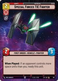 Special Forces TIE Fighter (Hyperspace) - Jump to Lightspeed - Star Wars: Unlimited card
