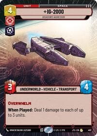 IG-2000 - Assassin's Aggressor (Hyperspace) - Jump to Lightspeed - Star Wars: Unlimited card