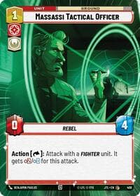 Massassi Tactical Officer (Hyperspace) - Jump to Lightspeed - Star Wars: Unlimited card