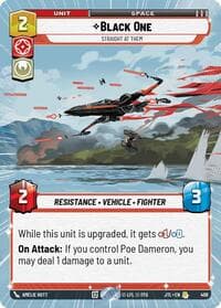 Black One - Straight At Them (Hyperspace) - Jump to Lightspeed - Star Wars: Unlimited card