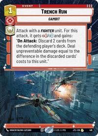 Trench Run (Hyperspace) - Jump to Lightspeed - Star Wars: Unlimited card