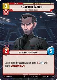 Captain Tarkin - Full Forward Assault (Hyperspace) - Jump to Lightspeed - Star Wars: Unlimited card