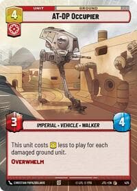 AT-DP Occupier (Hyperspace) - Jump to Lightspeed - Star Wars: Unlimited card