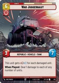 War Juggernaut (Hyperspace) - Jump to Lightspeed - Star Wars: Unlimited card