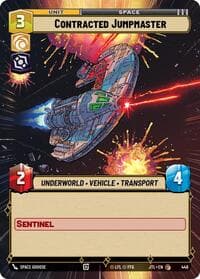 Contracted Jumpmaster (Hyperspace) - Jump to Lightspeed - Star Wars: Unlimited card