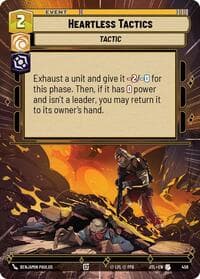 Heartless Tactics (Hyperspace) - Jump to Lightspeed - Star Wars: Unlimited card