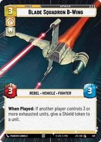 Blade Squadron B-Wing (Hyperspace) - Jump to Lightspeed - Star Wars: Unlimited card