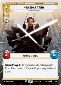 Ahsoka Tano - Chasing Whispers (Hyperspace) - Jump to Lightspeed - Star Wars: Unlimited card