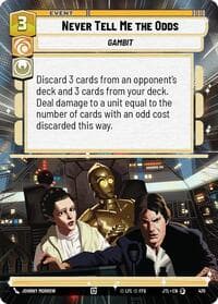 Never Tell Me the Odds (Hyperspace) - Jump to Lightspeed - Star Wars: Unlimited card